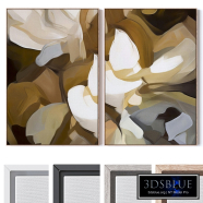 Set of large wall paintings 3517