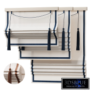 Sheer Roman Blind with Tassels