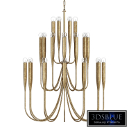 Anthropologie Acadia Tiered Metal Chandelier