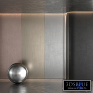 Set of polished metal 002