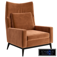 Embassy Bronze Brown Lounge Chair by Paul McCobb