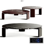 Minotti DRAKE Round Marble Solid Coffee Table