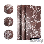 Red Levantine marble