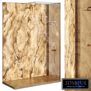 Shower with glowing onyx