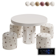 Children's table and chairs 20