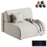Armchair Mail-1NR Textile Light | Divan.ru