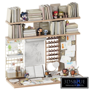 Toys, wall decor, and desk decor for a children's room featuring princesses 2