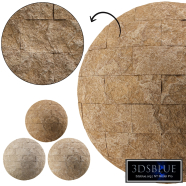 Split Face Travertine 03 (Seamless)