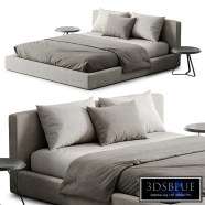 Noir Beige Modern Bed