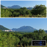 Panoramic View on The Mountains