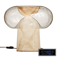 Fuji Alabaster Table Lamp