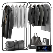 Rack with clothes 04