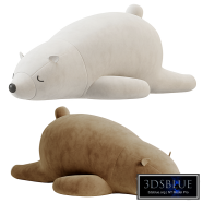 Sleeping Brown Polar Bear