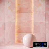 Natural stone / Marble tiles P86 Pink Onyx