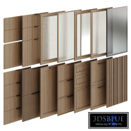 Set of kitchen fronts