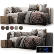 Bed Amalia 90 Velvet Smoke Divan.ru