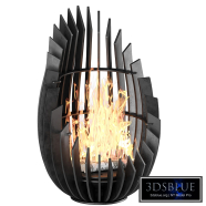 Oval Fire Bowl - Egg