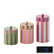 A set of storage jars