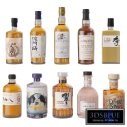 Aesthetic Bottles for Shelves in Bar or Restaurant 002