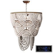 Regina Andrew Ombre Wood Bead Chandelier