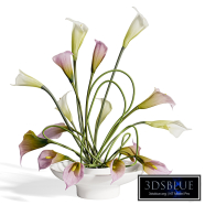 Flower in Vase Set 015
