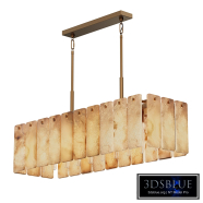 Calamette Onyx Rectangular Chandelier