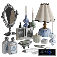 Classical Green-Blue Bathroom Decor