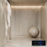 Beige Travertine porcelain stoneware