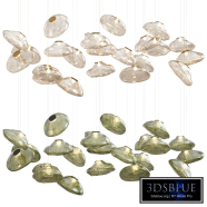 Random Glass Pendant Light By Pinlighting
