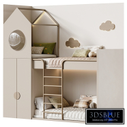 Bunk bed Kids bedroom 077