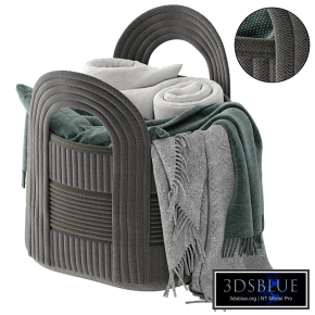 Basket 4 with blanket