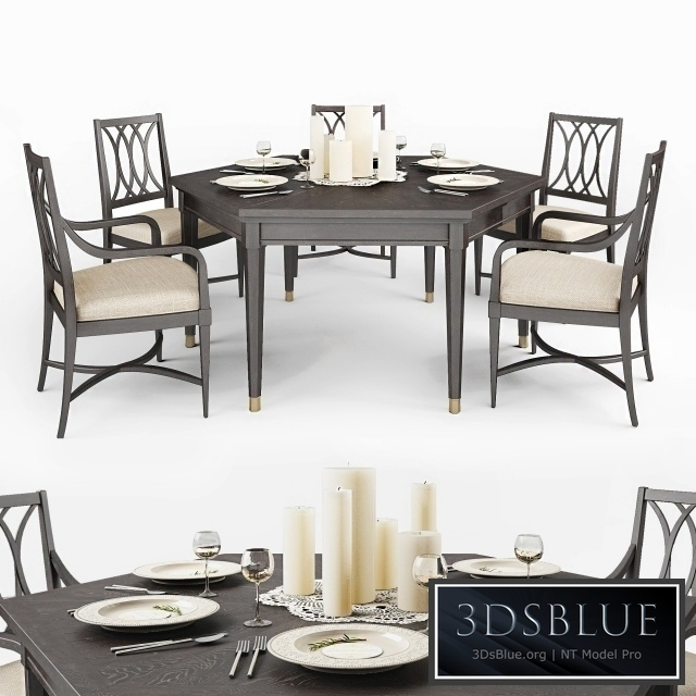Stanley Furniture dining table and chairs
