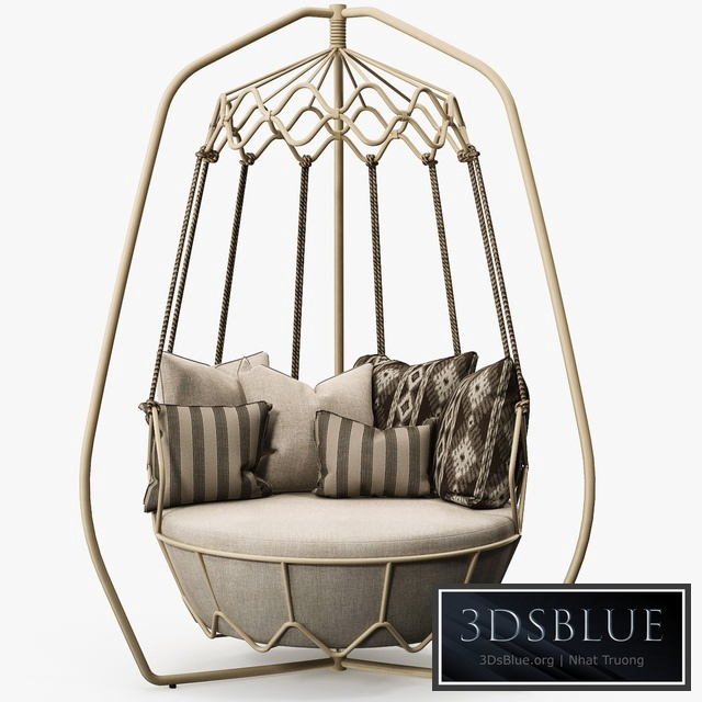 Roberti Rattan Gravity swing sofa
