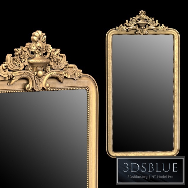 LOUIS PHILIPPE GILT LEANER MIRROR