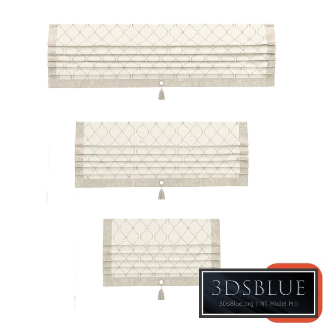 TITOS Roman blinds kit (pacific beige velvet)