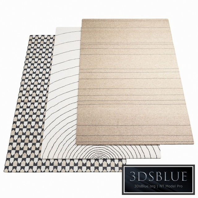 Three ASPLUND rugs - 1-8