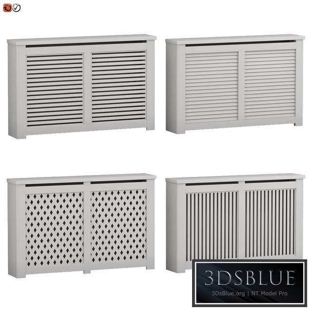 Decorative radiator screen set_03