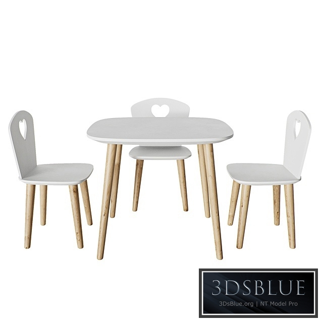 Children's chair and table