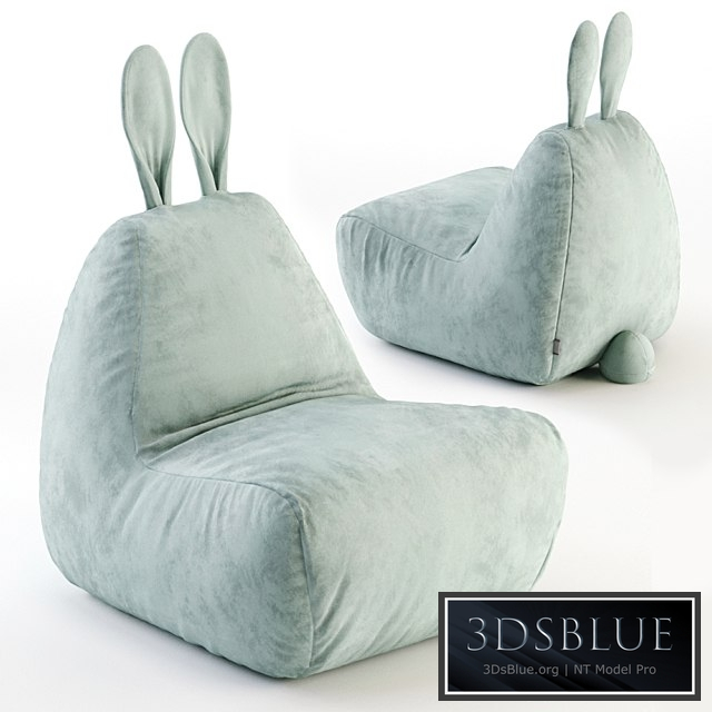 Bunny Chair Velvet Mint