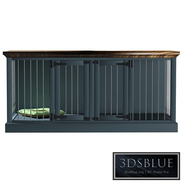 Damien Double Wide Credenza Pet Crate by Archie & Oscar