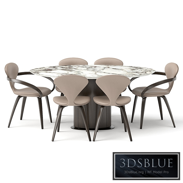 group with oval table apriori ST3 160x100 OM