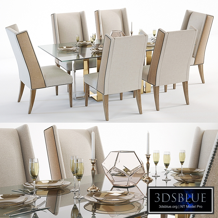 Curations Limited Berlin & Bertrix table set