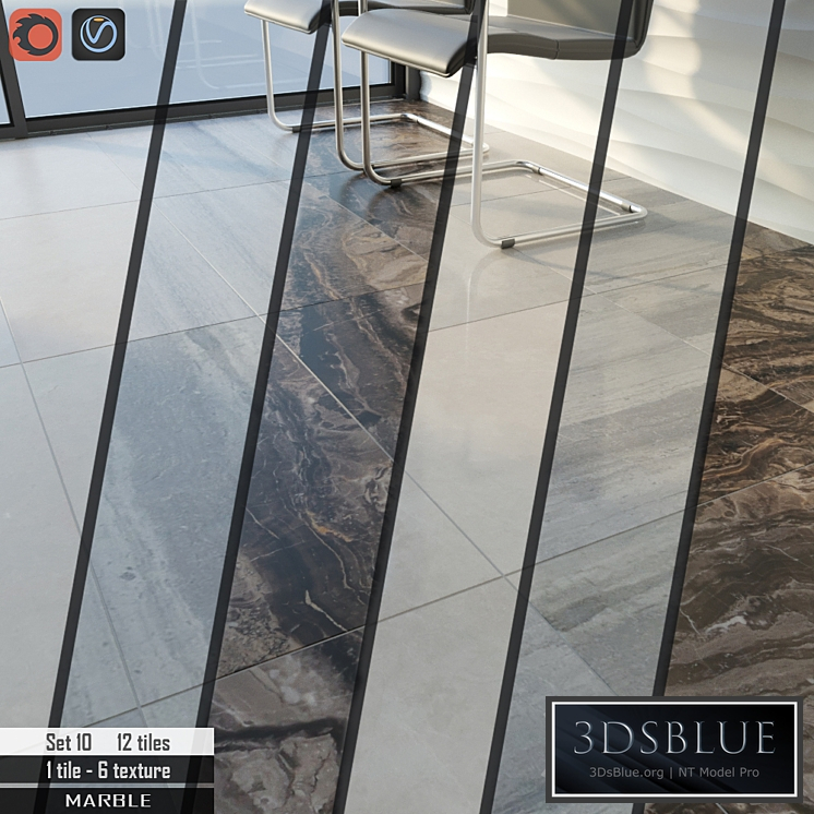 Stone tile set 10