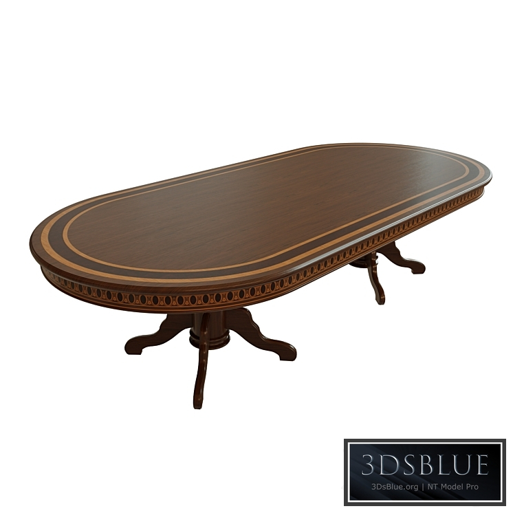 Dining table with veneer 05