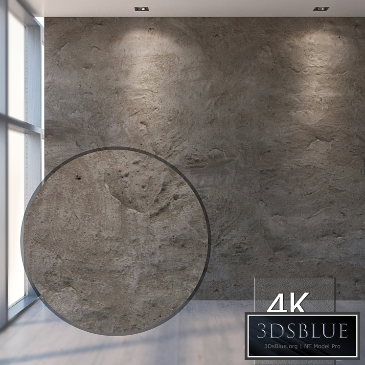 Rough plaster 684