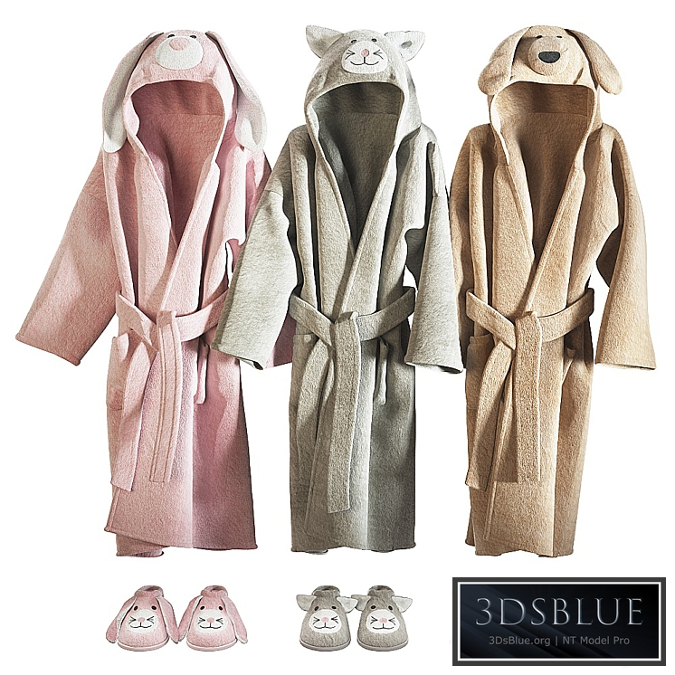 Animal bathrobe by RESTORATION HARDWARE