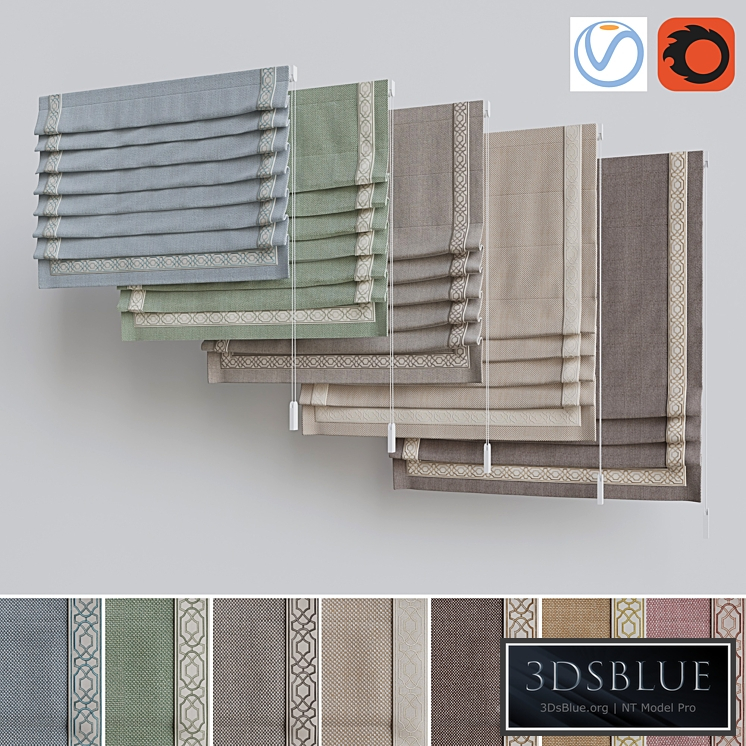 Set of Roman Curtains 1