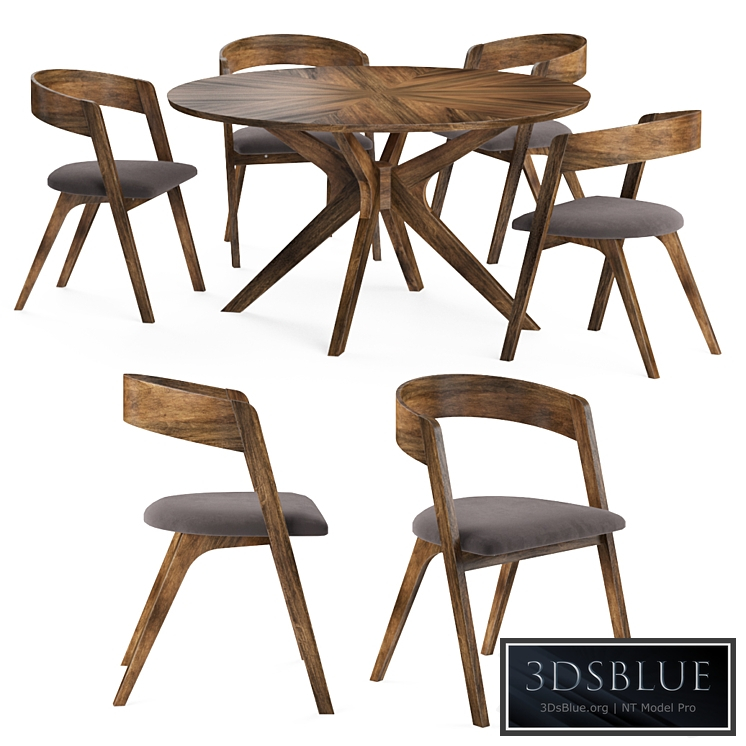 CALICO chairs & WELLS table