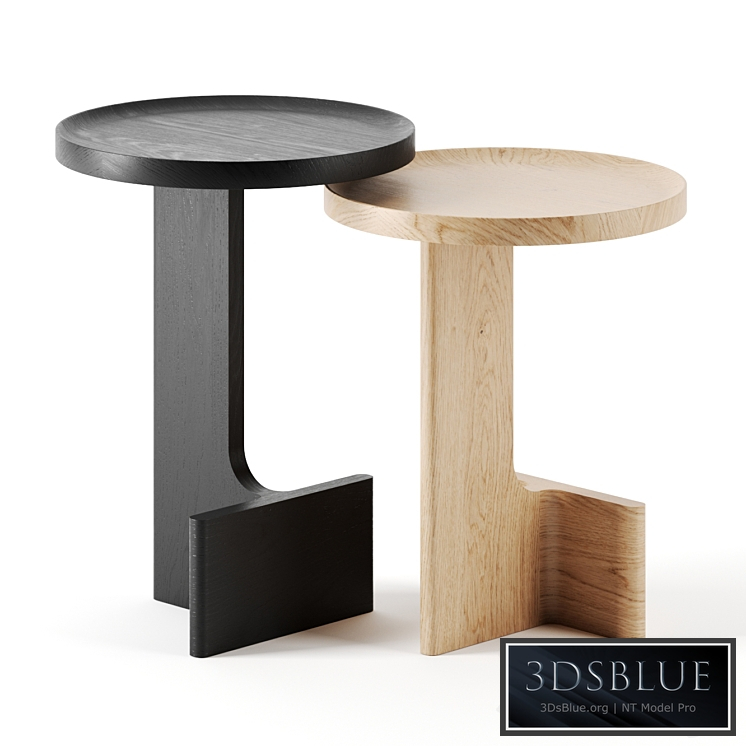 beam side table by Ariake