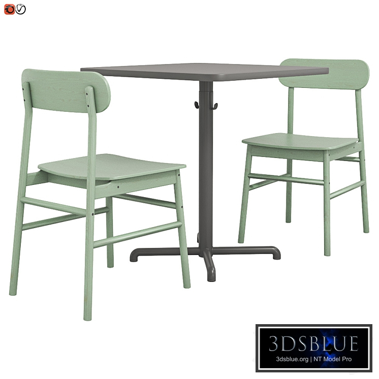 Furniture for cafe table and chair Ikea STENSELE RONNINGE 2
